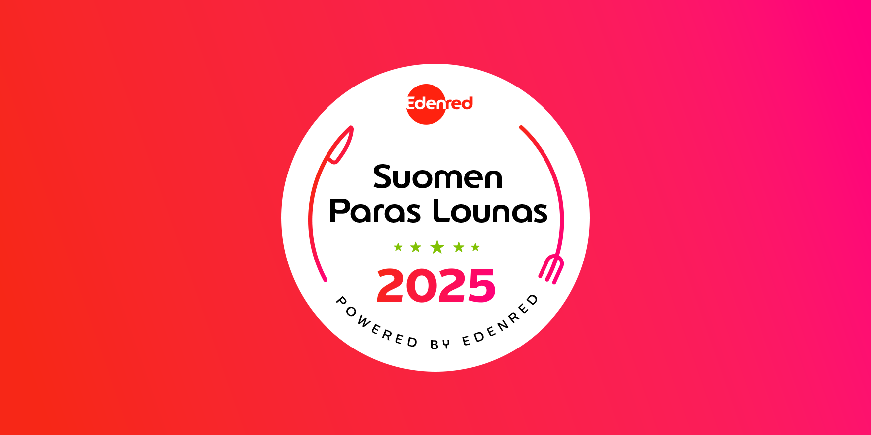 Suomen Paras Lounas -kilpailun logo 2025